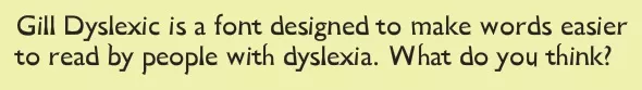 Gill Dyslexic
